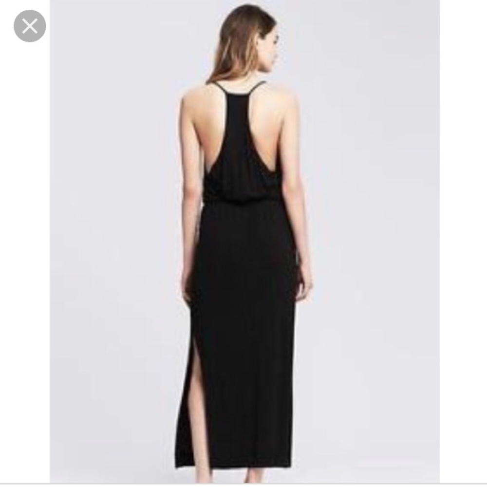 Banana Republic Cutout Back Patio Maxi Dress